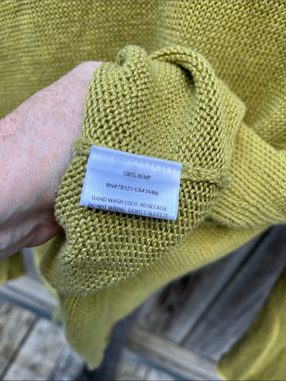 Eileen Fisher hemp sweater🦆🦆 - Picture 5 of 6